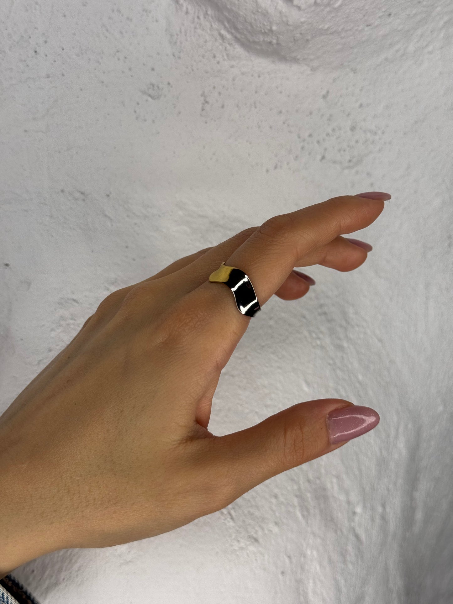 Noir Wave - δαχτυλίδι stainless steel