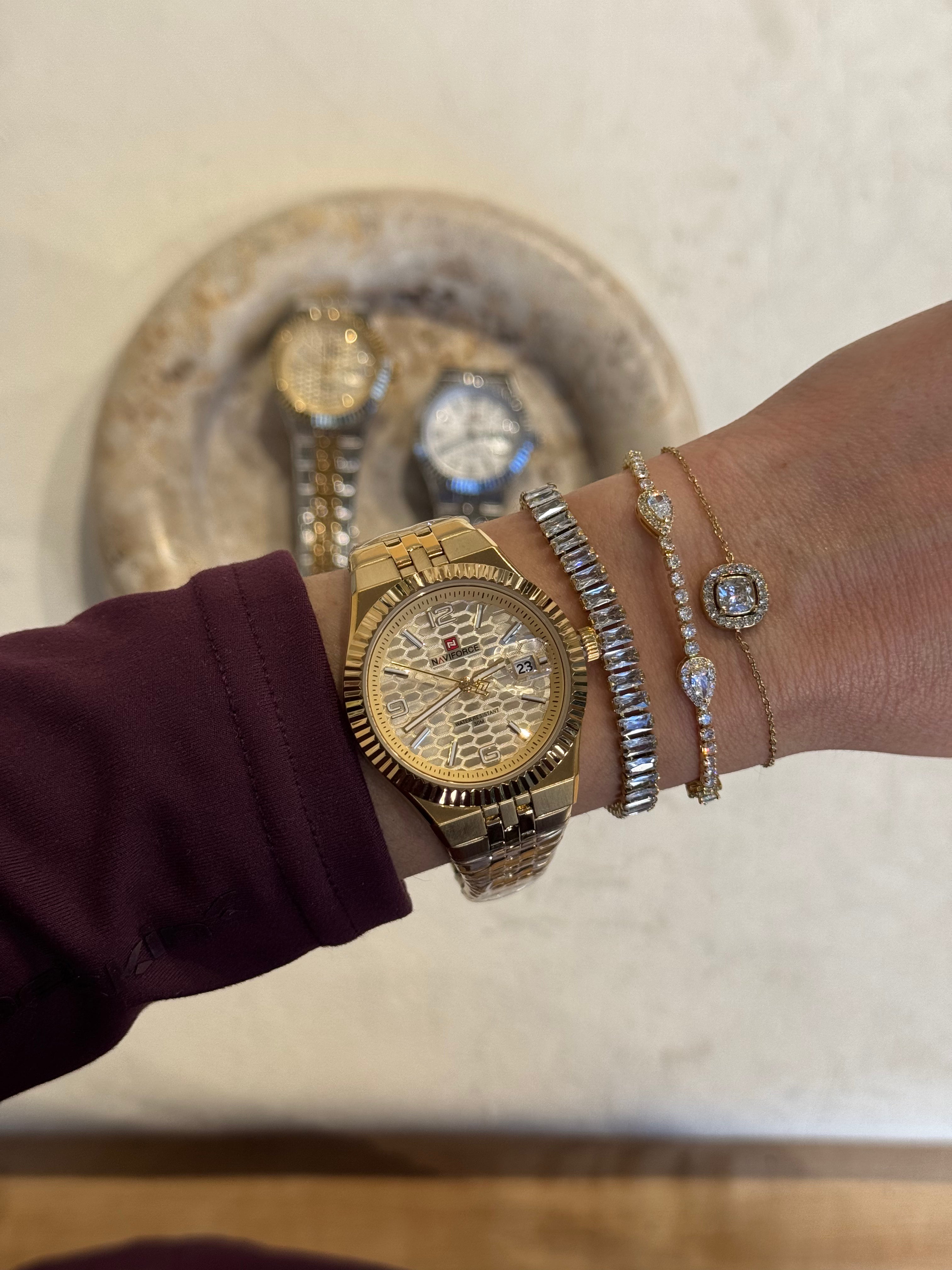 Jubilee Chronograph Gold - PREMIUM WATCH | STAINLESS STEEL