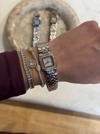 Cushion Bezel Rose | PREMIUM WATCH | STAINLESS STEEL