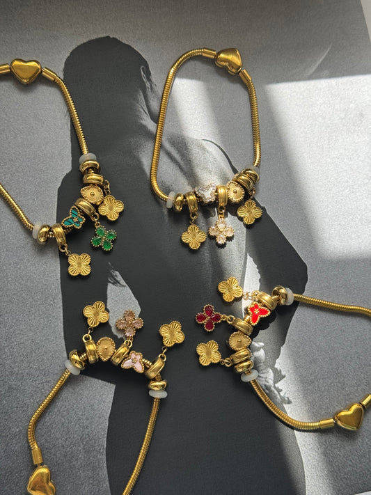 Butterfly Clover – Βραχιόλι Stainless Steel