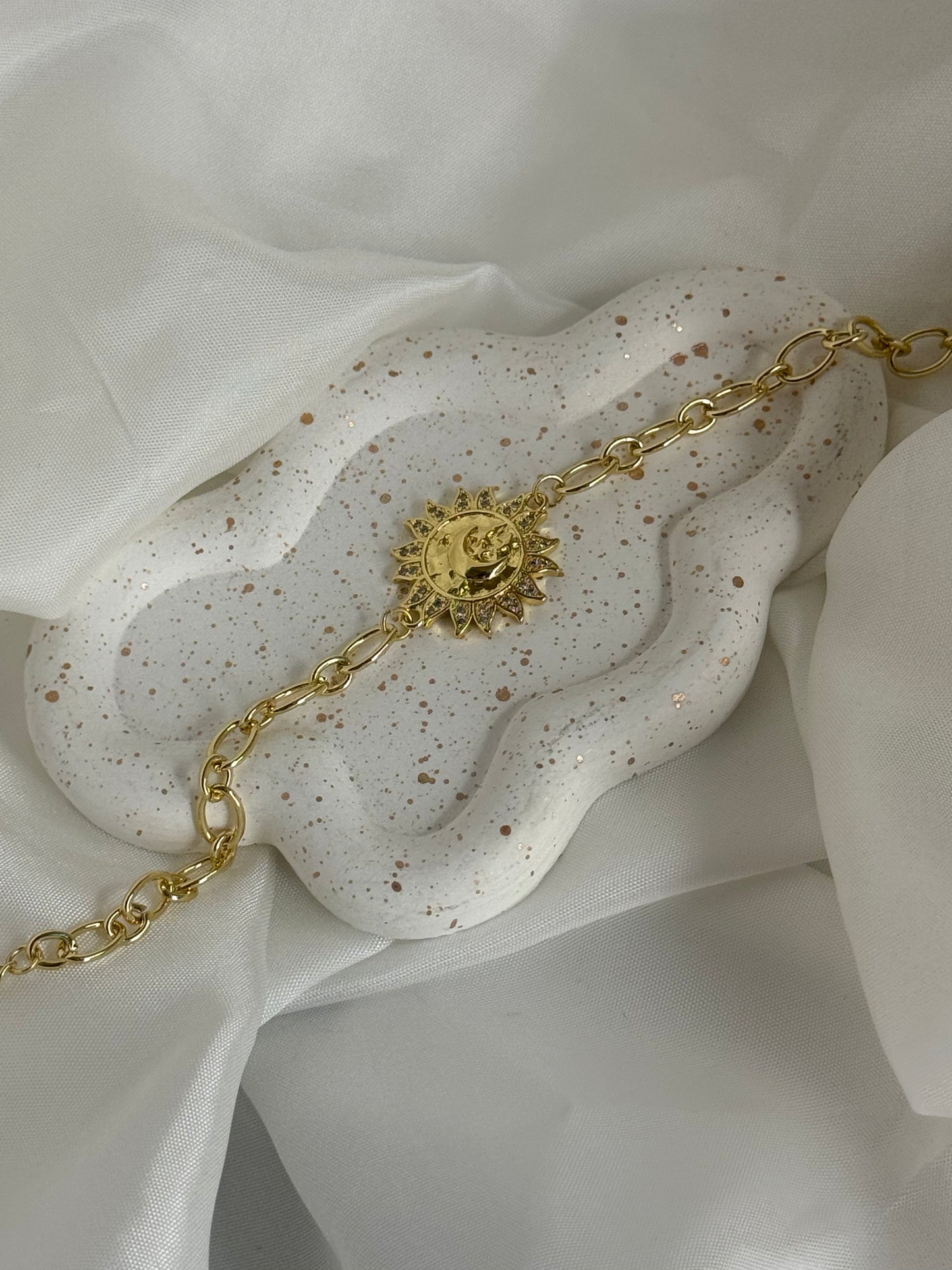 Sun & Moon – βραχιόλι από ανθεκτικό ορείχαλκο