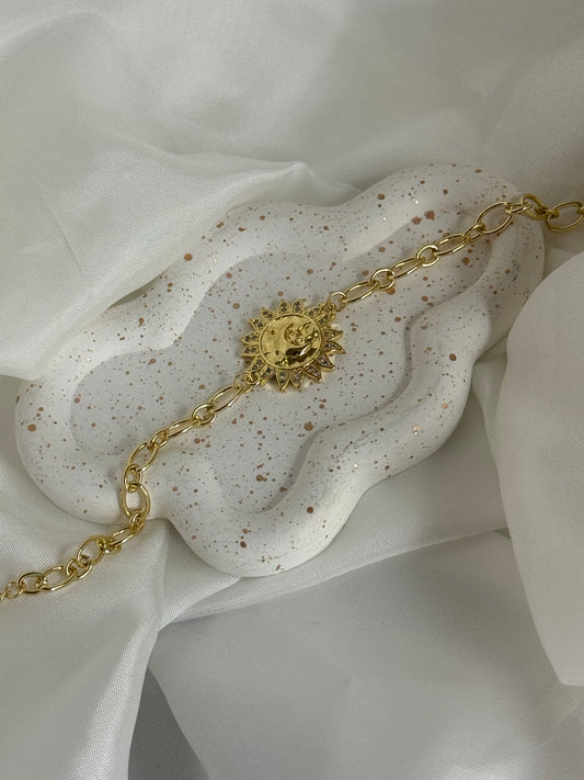 Sun & Moon – βραχιόλι από ανθεκτικό ορείχαλκο