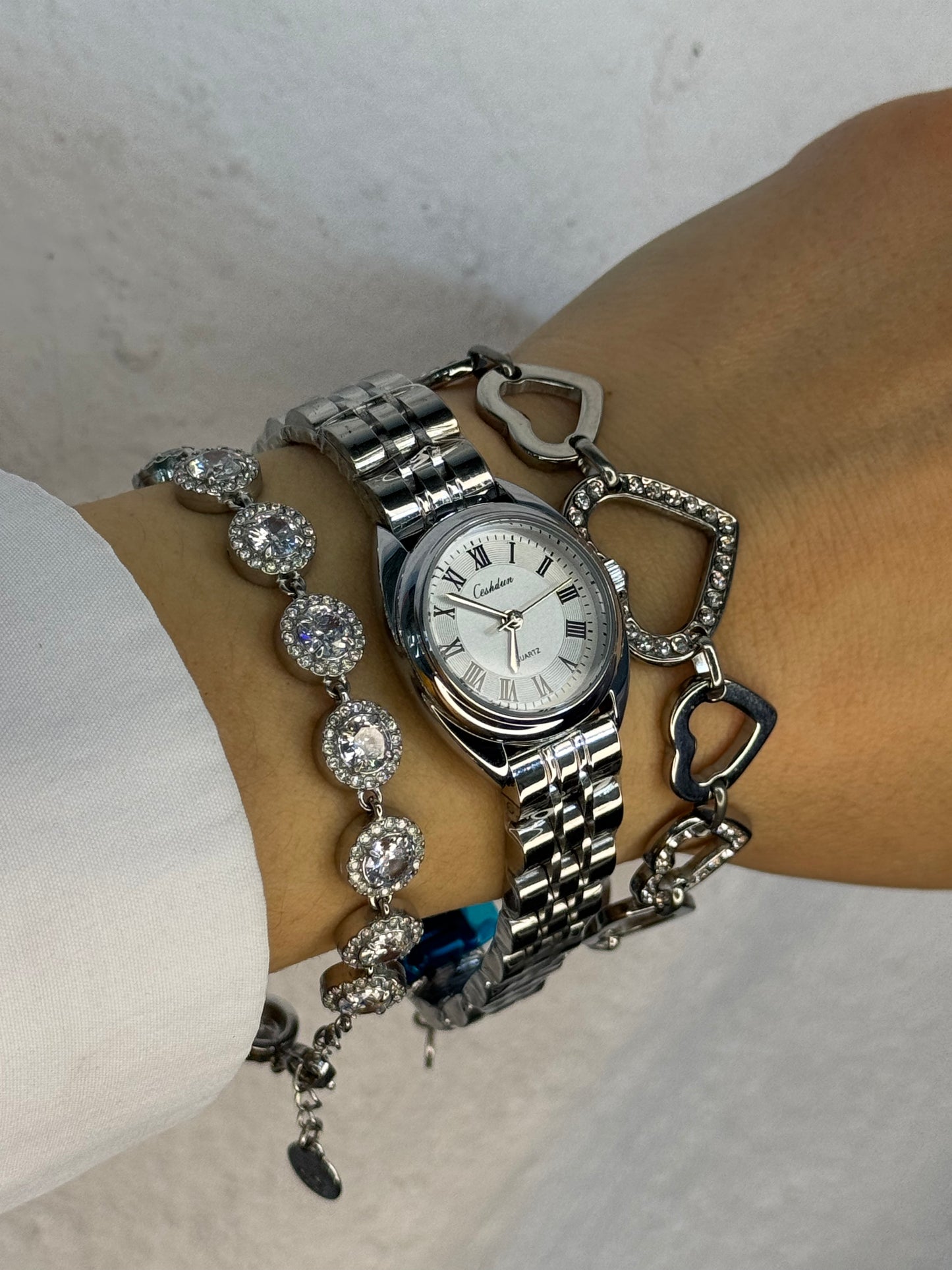 AURA DE PARIS – αδιάβροχο ρολόι premium stainless steel