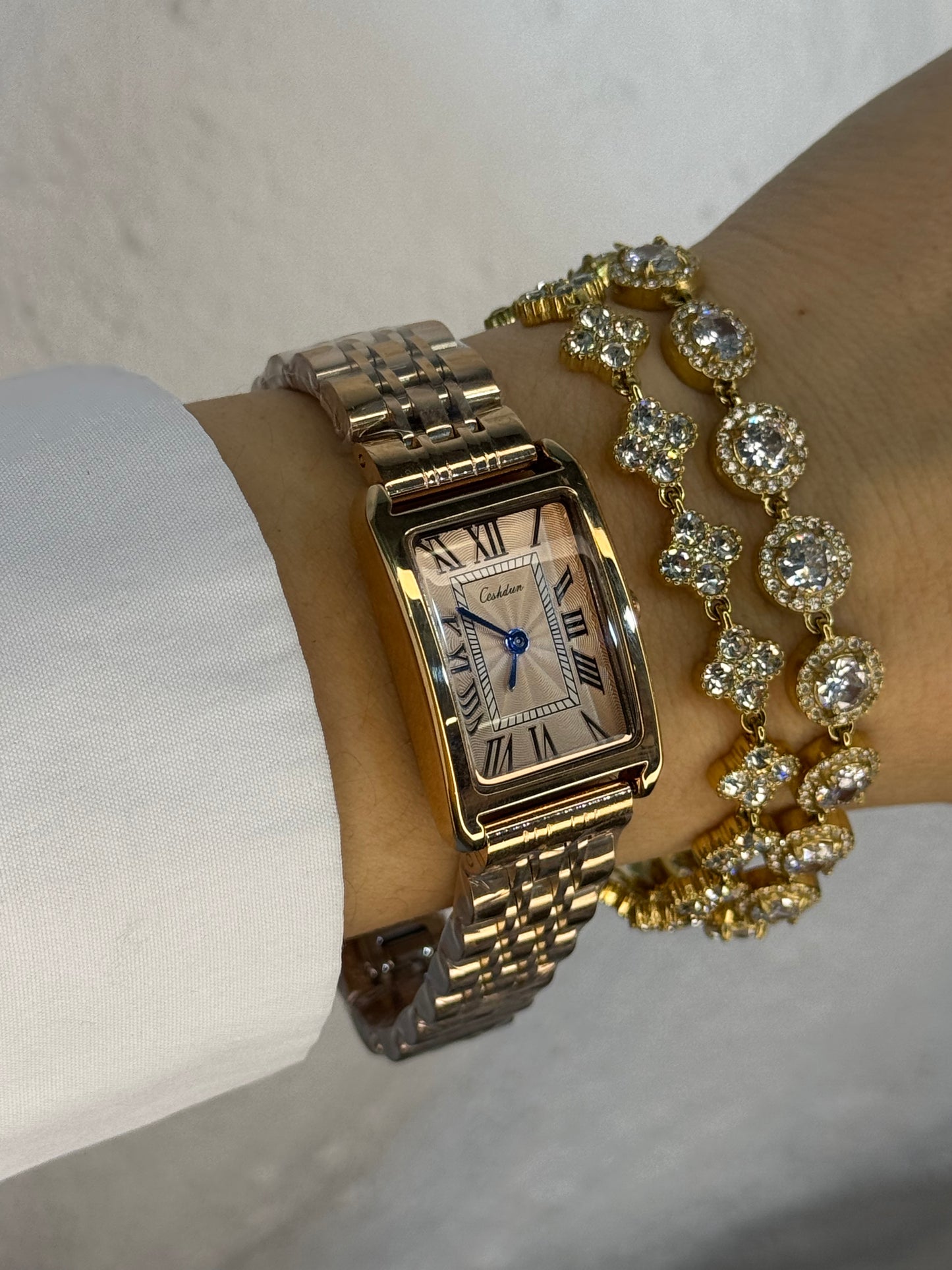 BRILLANCE DORÉE – αδιάβροχο premium ρολόι stainless steel