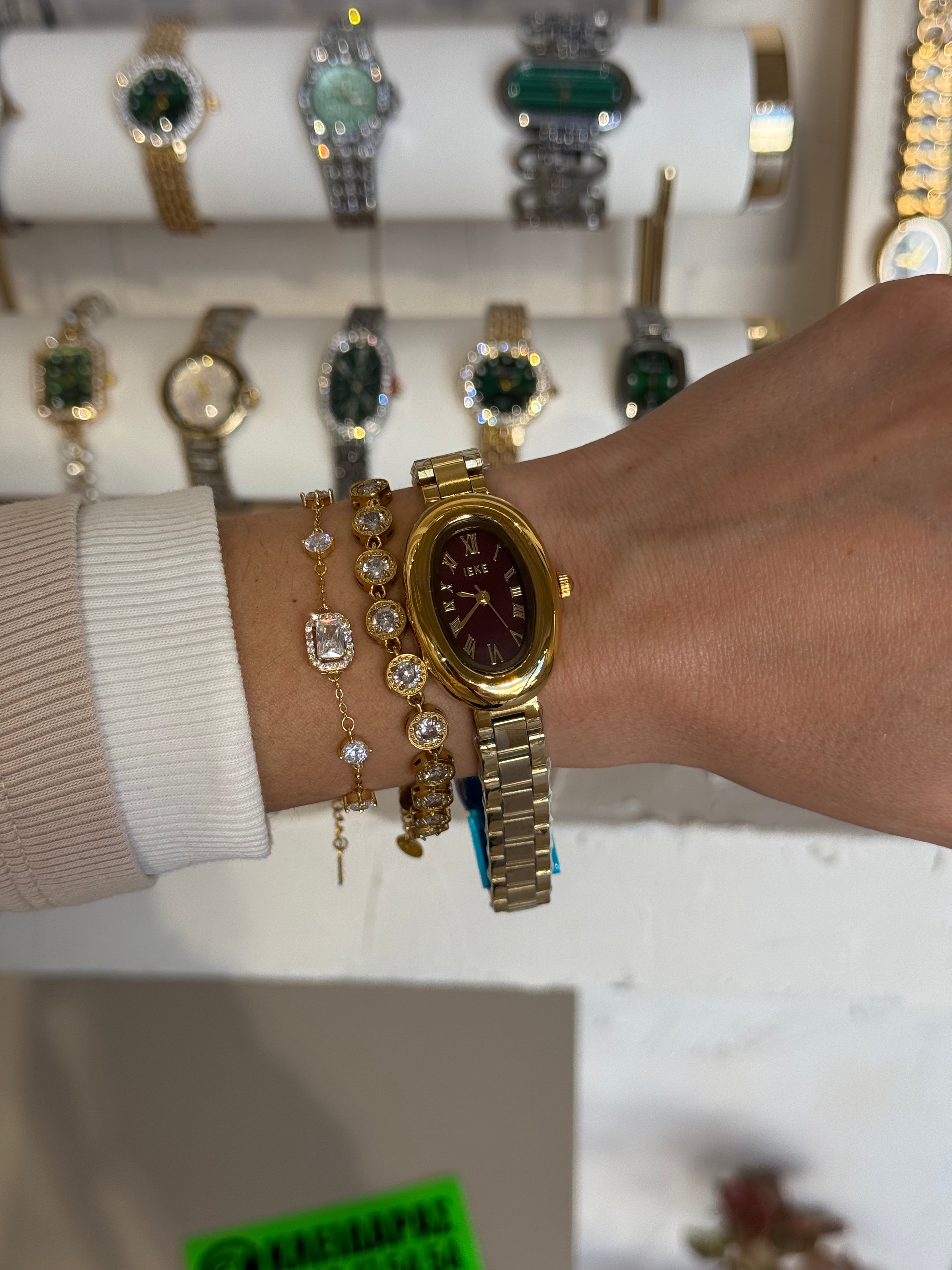 Cherie Burgundy | PREMIUM WATCH | STAINLESS STEEL