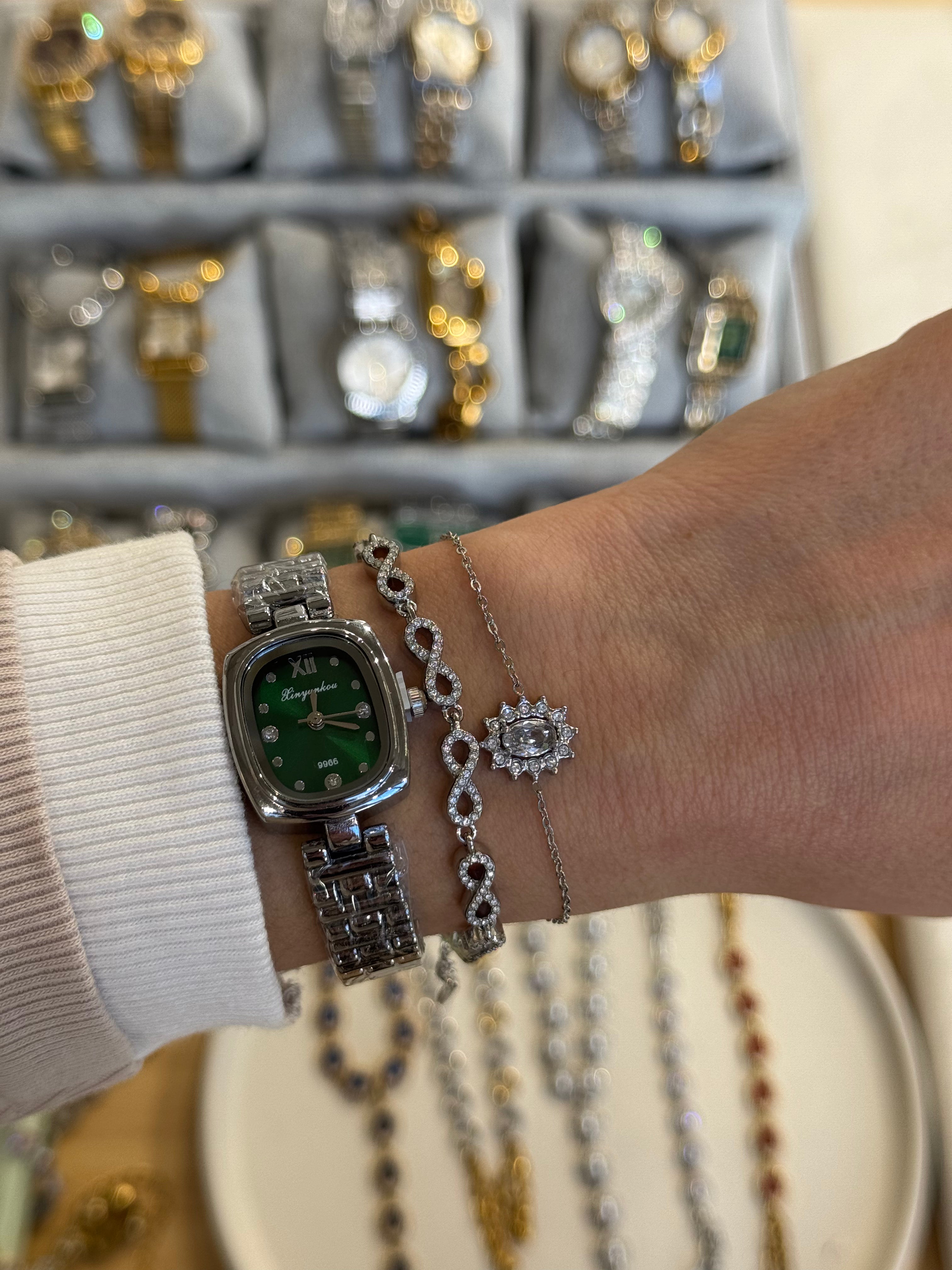Lulu Emerald | STAINLESS STEEL ΡΟΛΟΙ