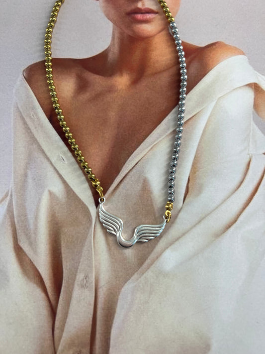 Aurora Wings – Χειροποίητο Κολιέ by Pnoe