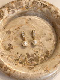 Beam Pearls - σκουλαρίκια stainless steel
