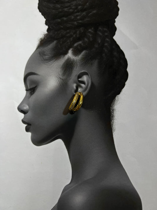 Élora Curve – Σκουλαρίκια Stainless Steel