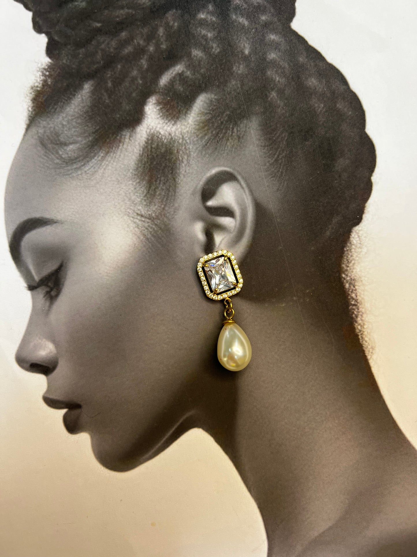 Audrey Pearl – Σκουλαρίκια Stainless Steel