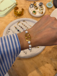 Elite Pearl - βραχιόλι stainless steel