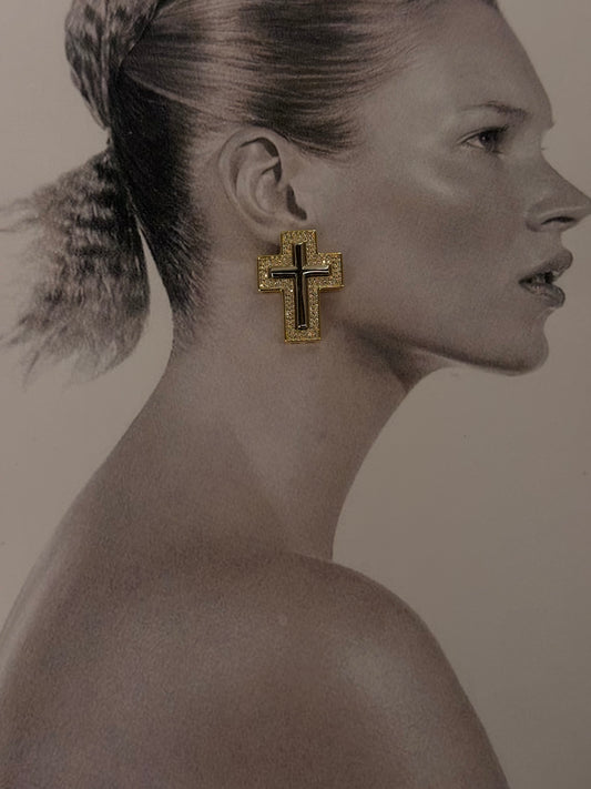 Divine Edge – Σκουλαρίκια Ανθεκτικός Ορείχαλκος