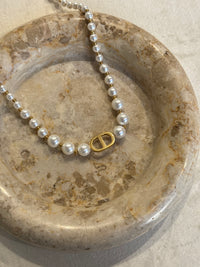Versailles Monogram - κολιέ stainless steel