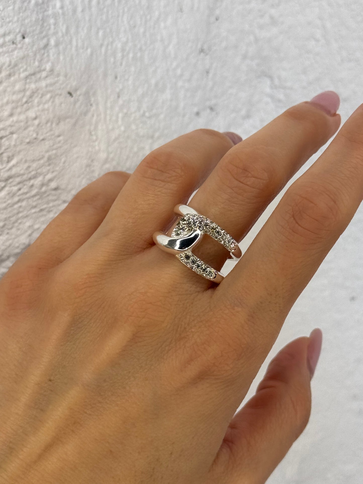 Infinite Glow silver- δαχτυλίδι stainless steel