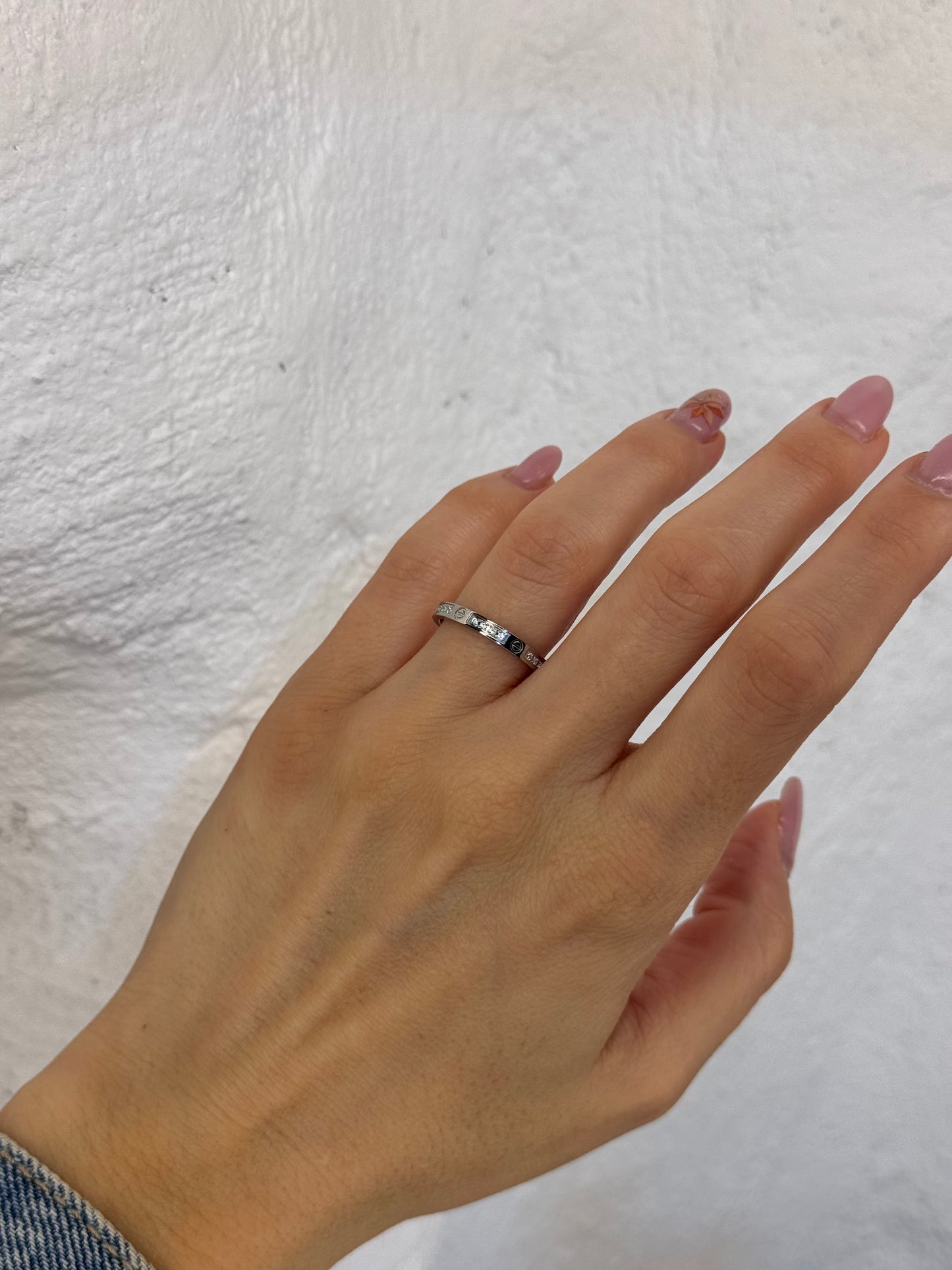 Starlight Orbit silver-δαχτυλίδι stainless steel