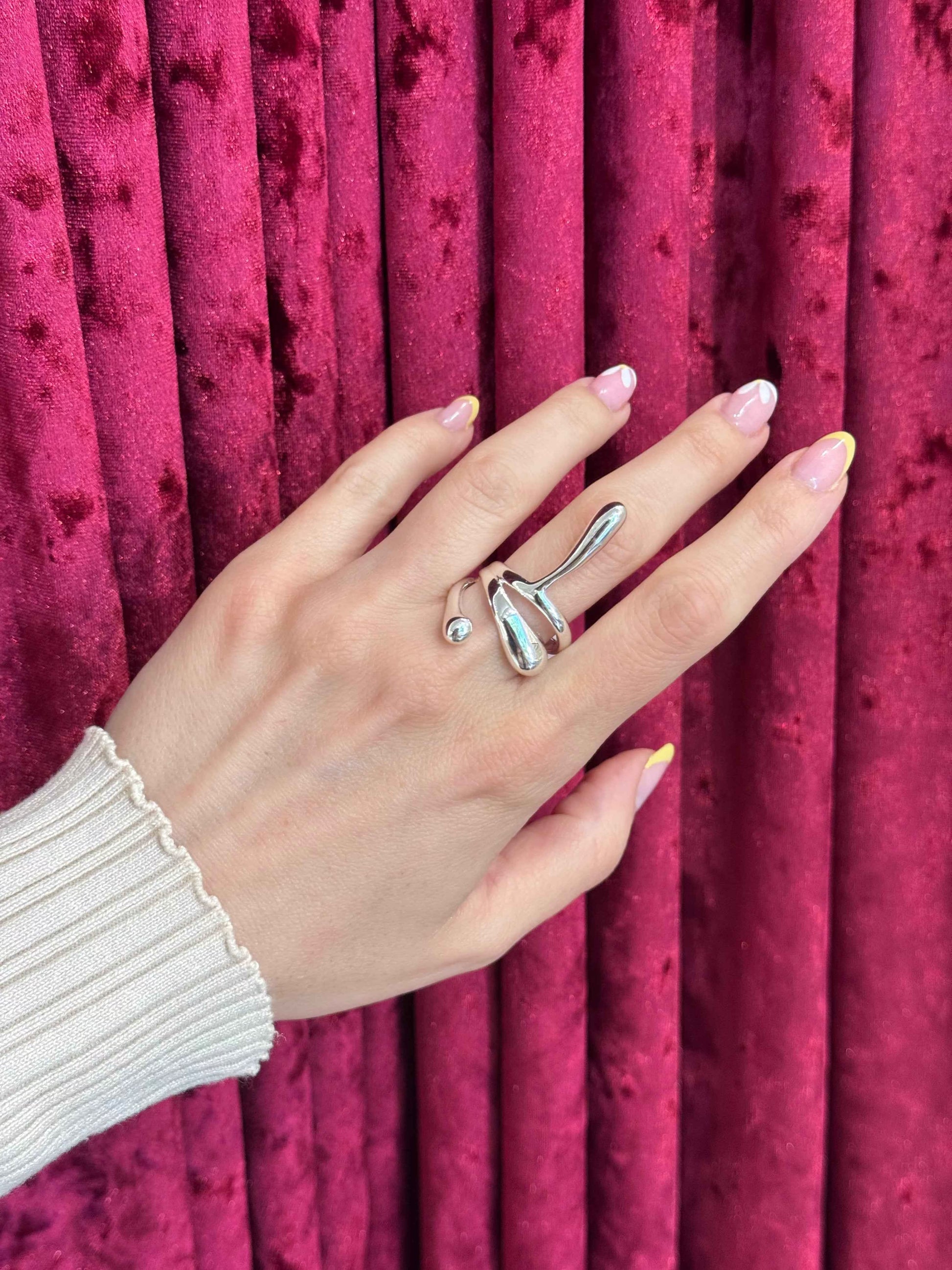 Mercury Drop Silver – δαχτυλίδι Stainless Steel