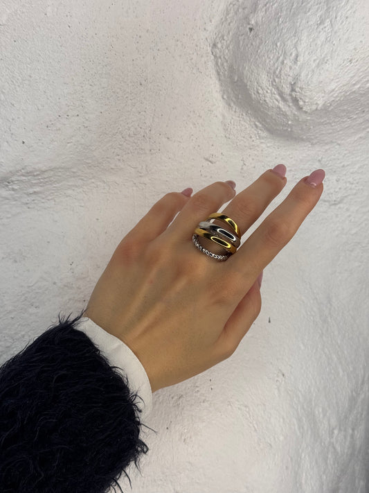 Fusion Orbit – δαχτυλίδι stainless steel