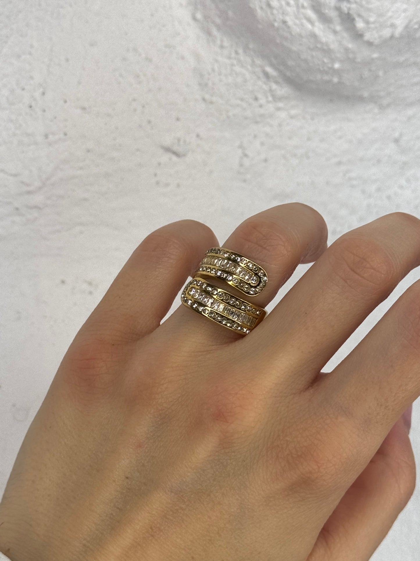 Divine Layers gold– δαχτυλίδι stainless steel