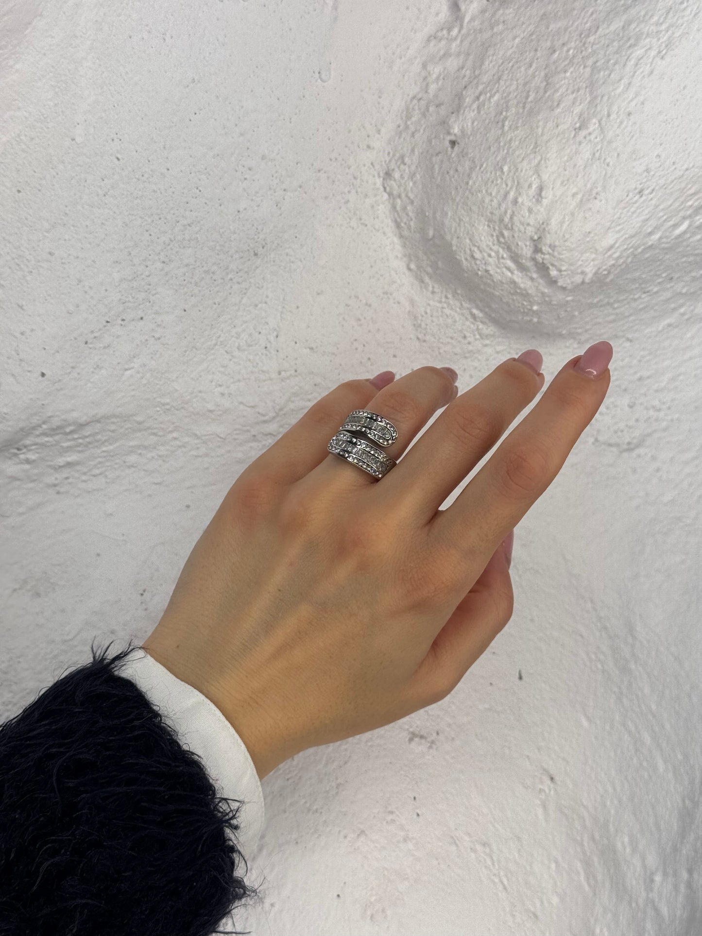 Divine Layers silver– δαχτυλίδι stainless steel