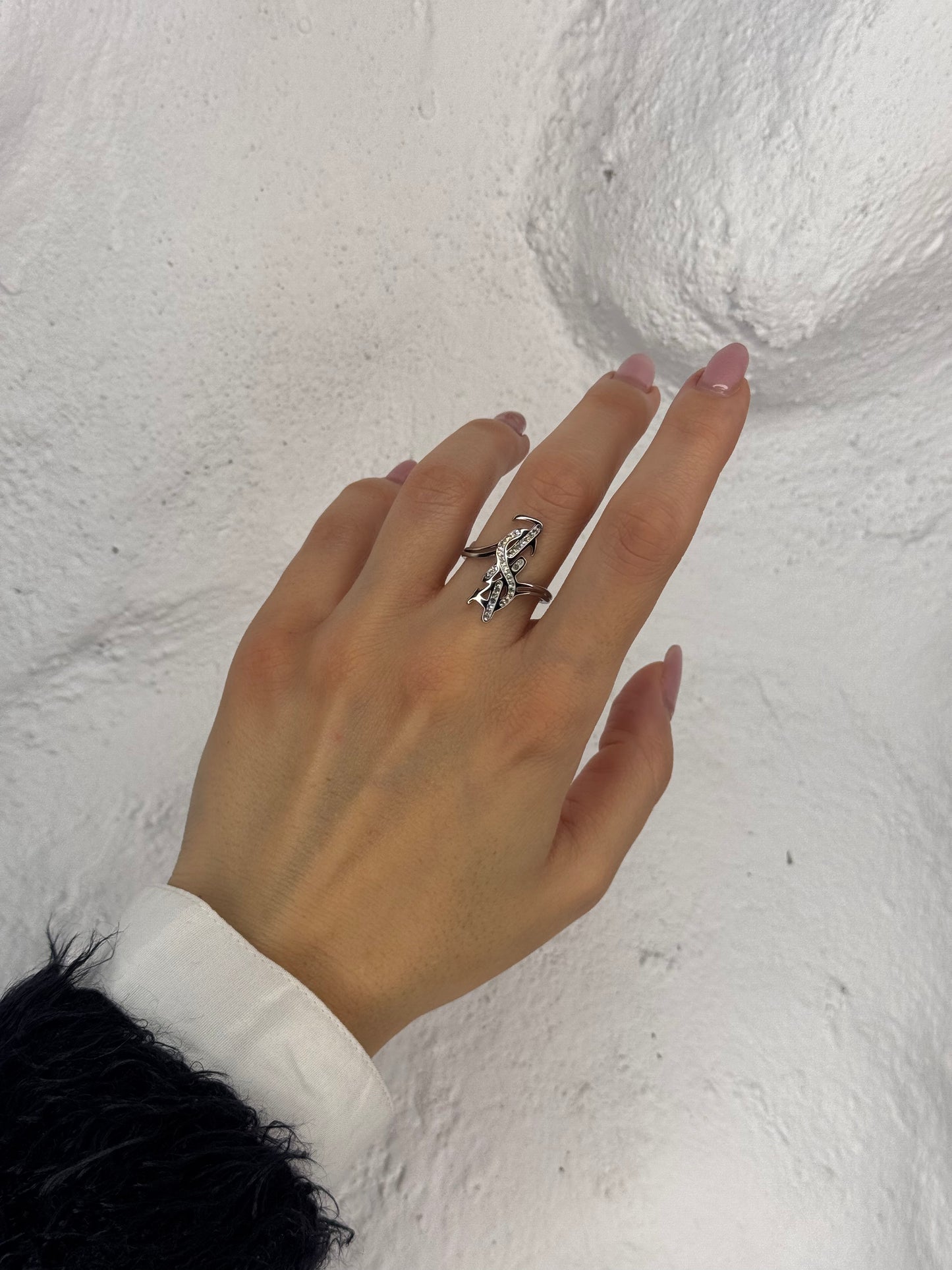 Flare Motion silver– δαχτυλίδι stainless steel