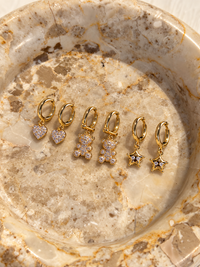 Playful Charms Set - σκουλαρίκια από ανθεκτικό ορείχαλκο