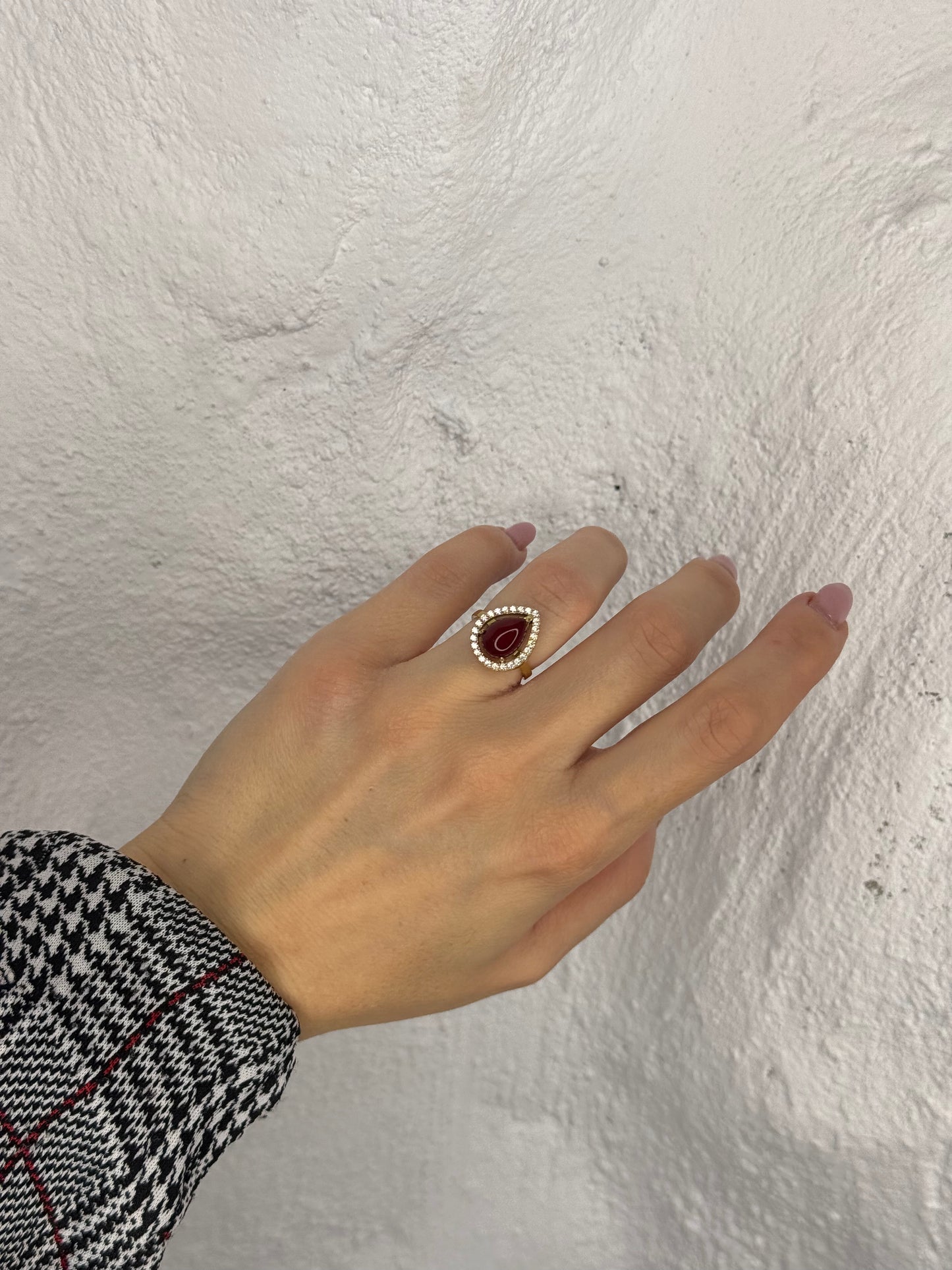 Crimson Tear – δαχτυλίδι stainless steel