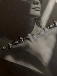 Liane de Cristal - κολιέ choker από ανθεκτικό ορείχαλκο