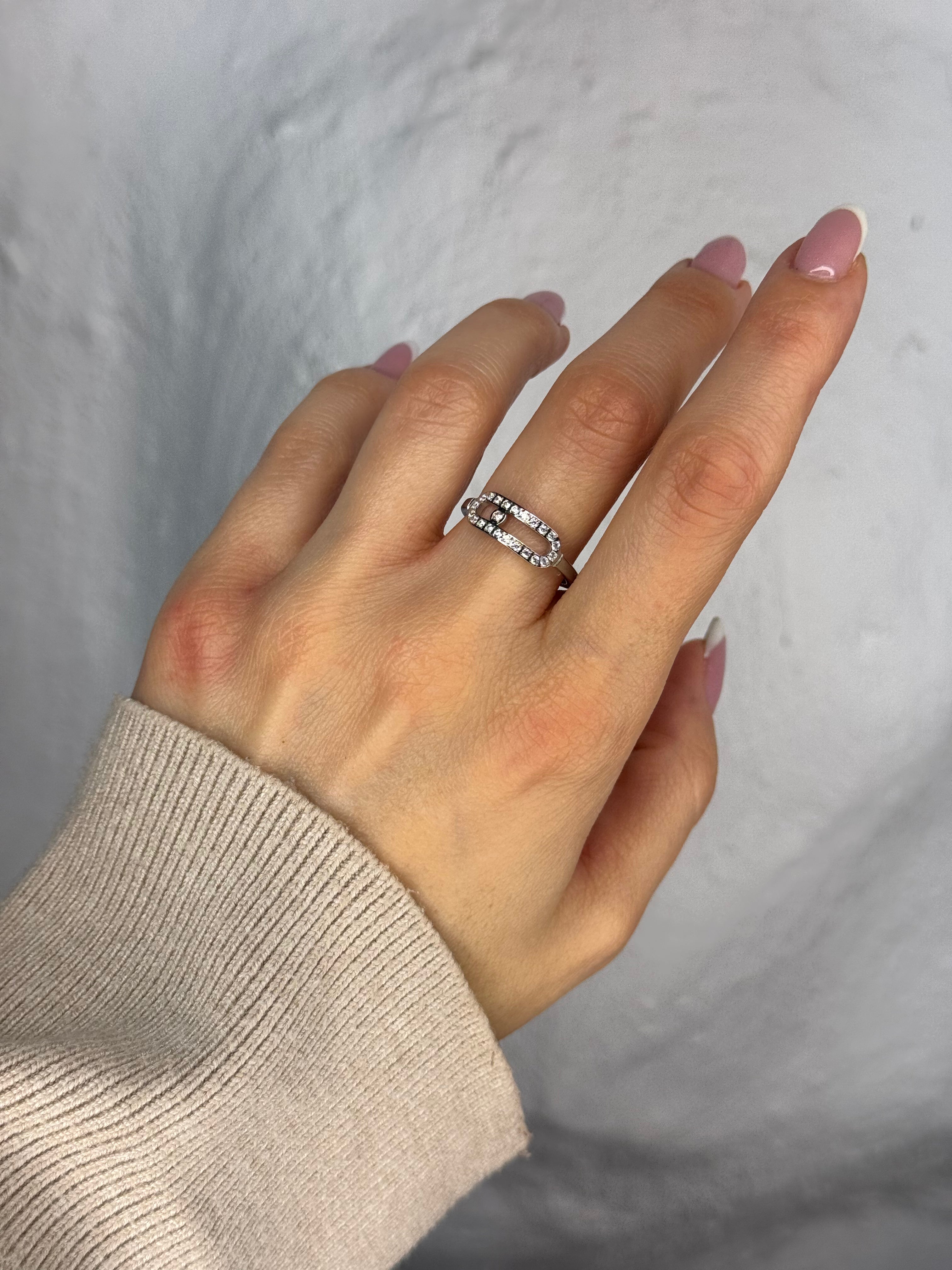 Halo Bond silver – stainless steel ring