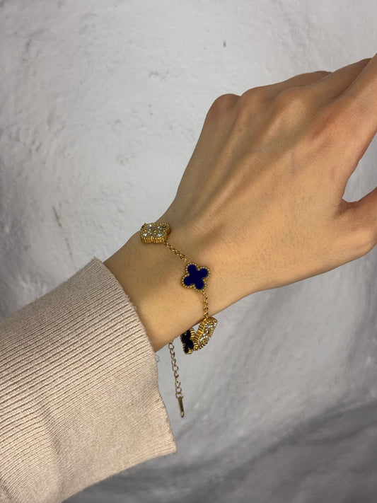 Midnight Bloom – βραχιόλι stainless steel