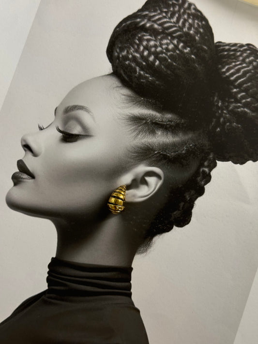 Golden Spiral Structure – σκουλαρίκι stainless steel