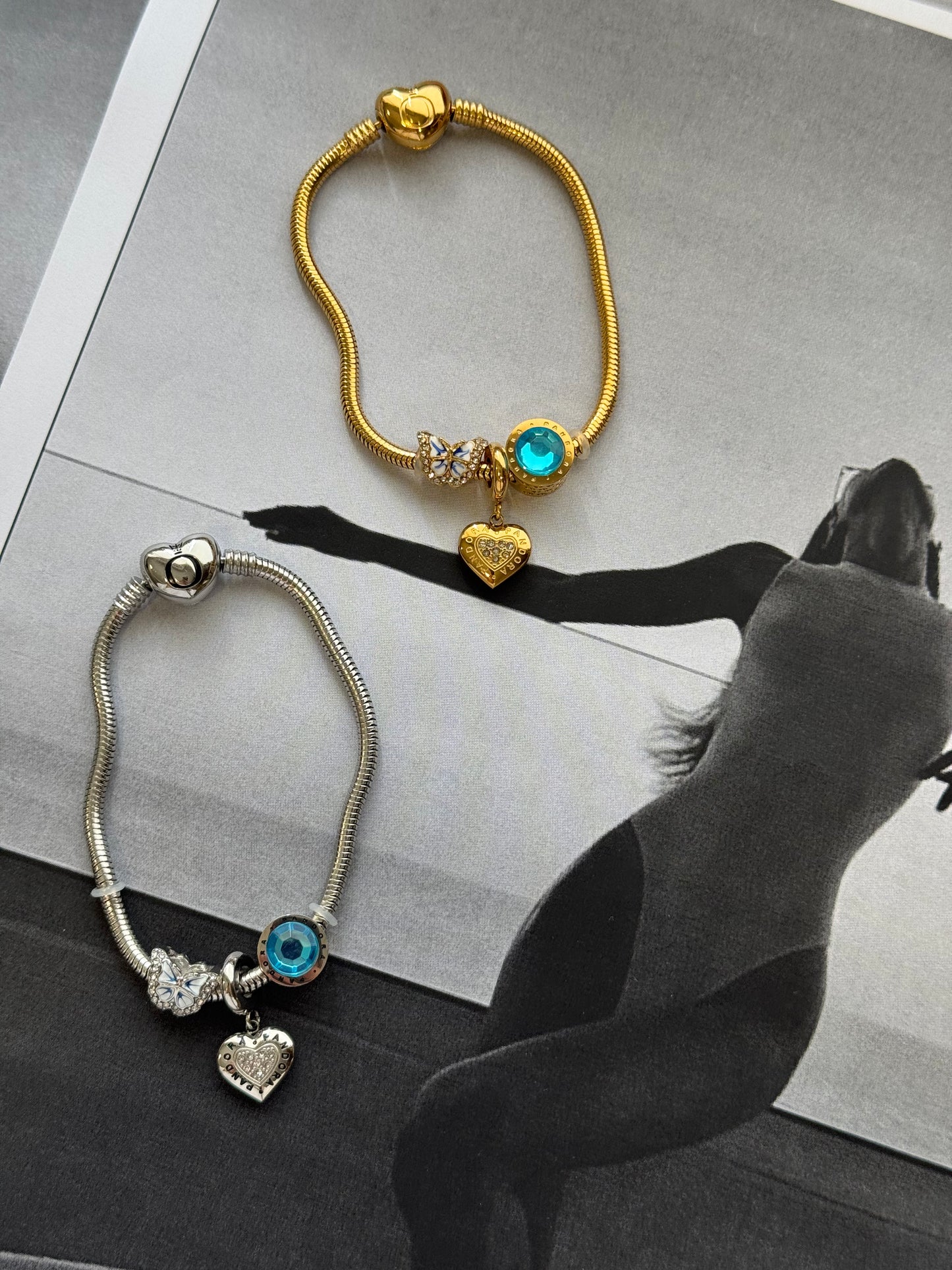 Heart & Soul – Βραχιόλι Stainless Steel με Charms
