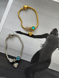 Heart & Soul – Βραχιόλι Stainless Steel με Charms
