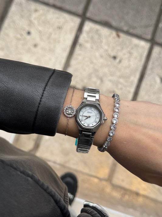 Silver Geo – ρολόι stainless steel