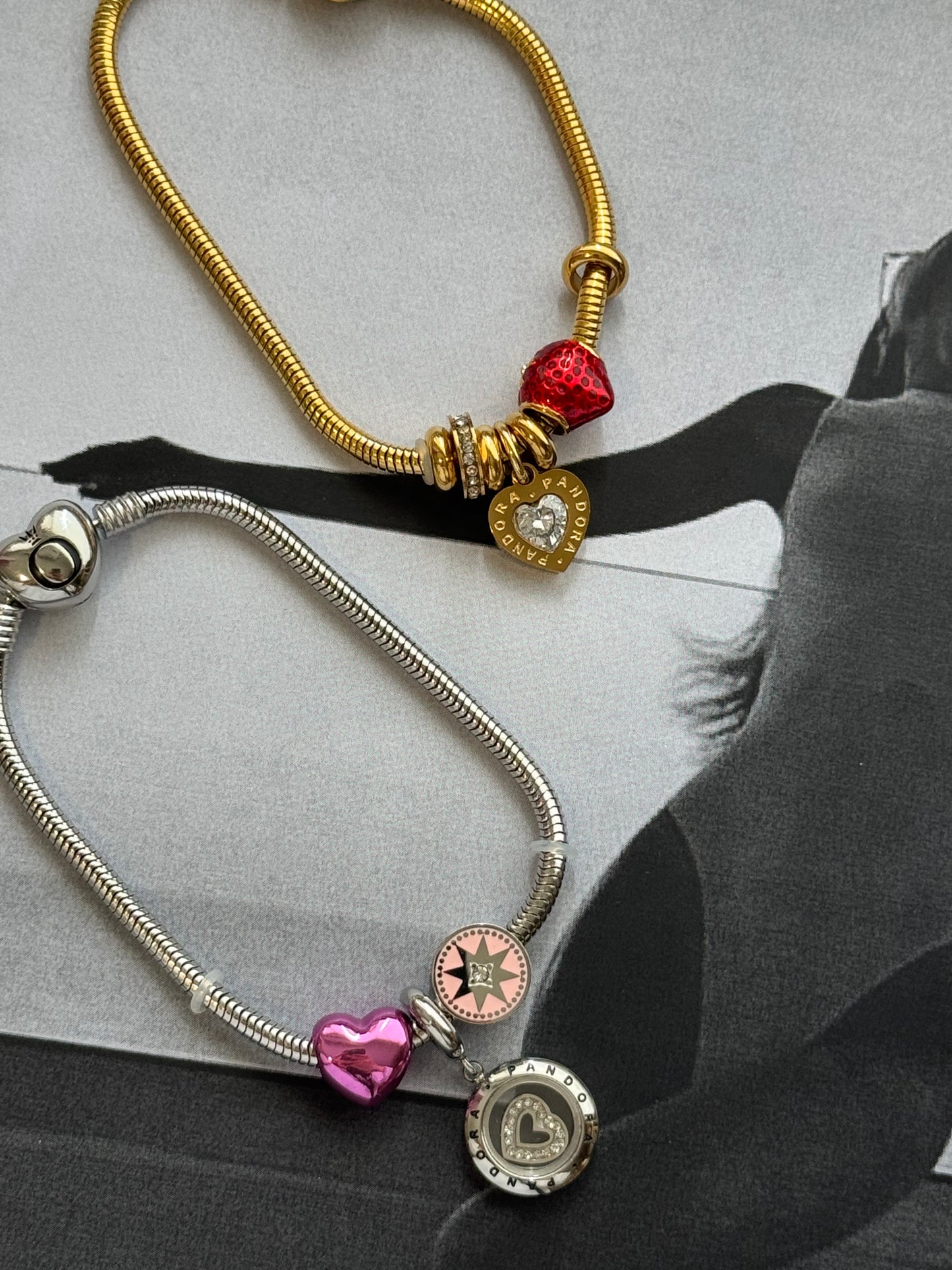 Sweet Passion – Βραχιόλι Stainless Steel με Charms