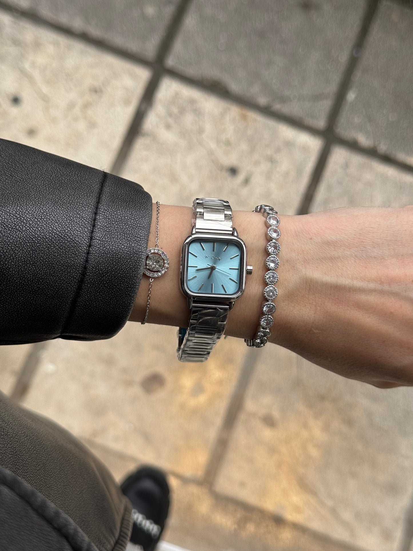 Icy Square – ρολόι stainless steel