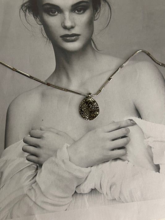 Sculpted Moon – κολιέ stainless steel