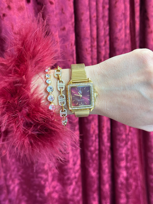 Ruby Spark – ρολόι stainless steel luxury Christmas edition