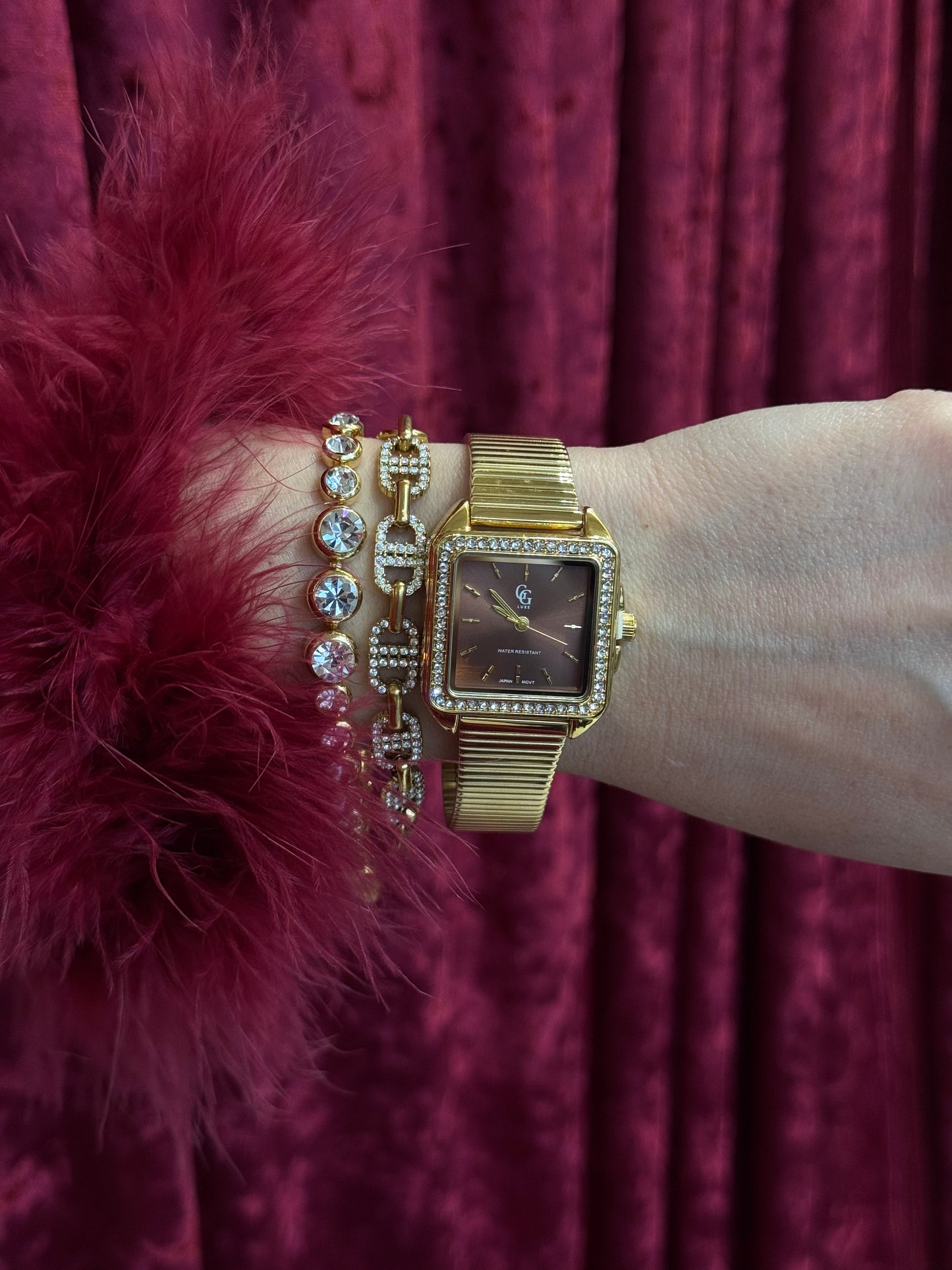 Cinnamon Glow – ρολόι stainless steel luxury Christmas edition