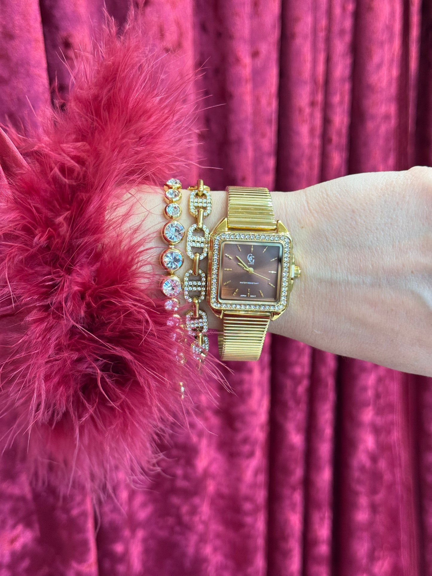 Cinnamon Glow – ρολόι stainless steel luxury Christmas edition