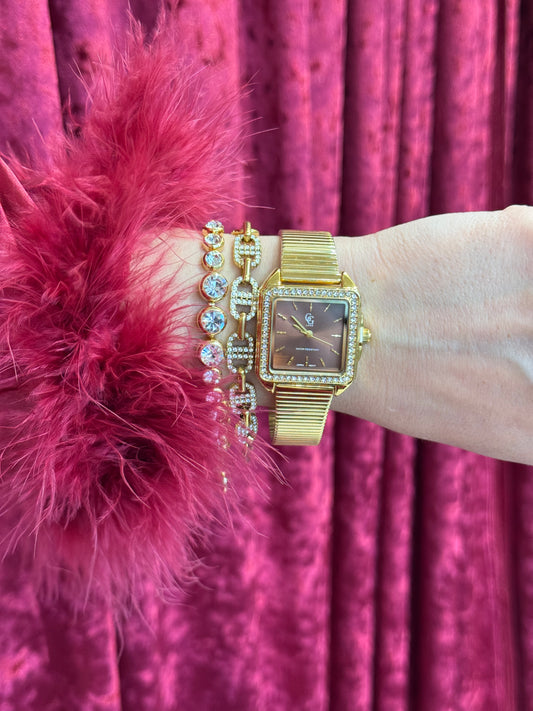 Cinnamon Glow – ρολόι stainless steel luxury Christmas edition