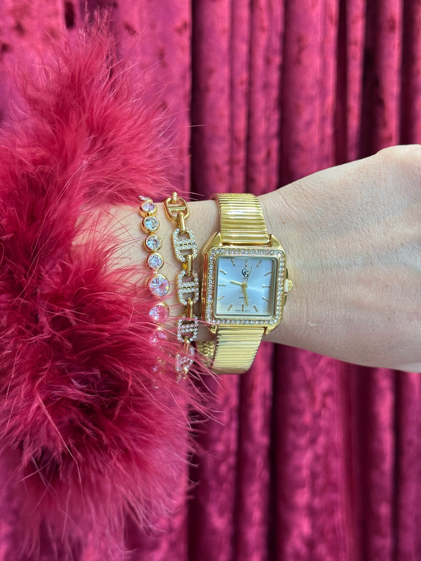 Snowflake Glow – ρολόι stainless steel luxury Christmas edition