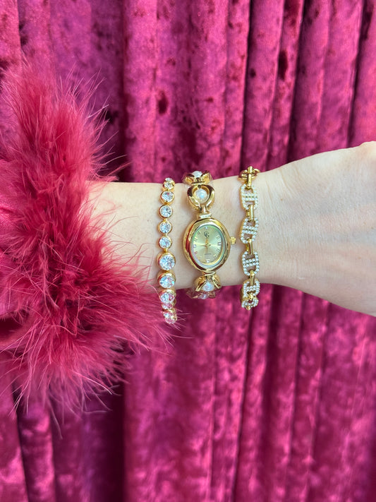 Golden Bell – ρολόι stainless steel luxury Christmas edition