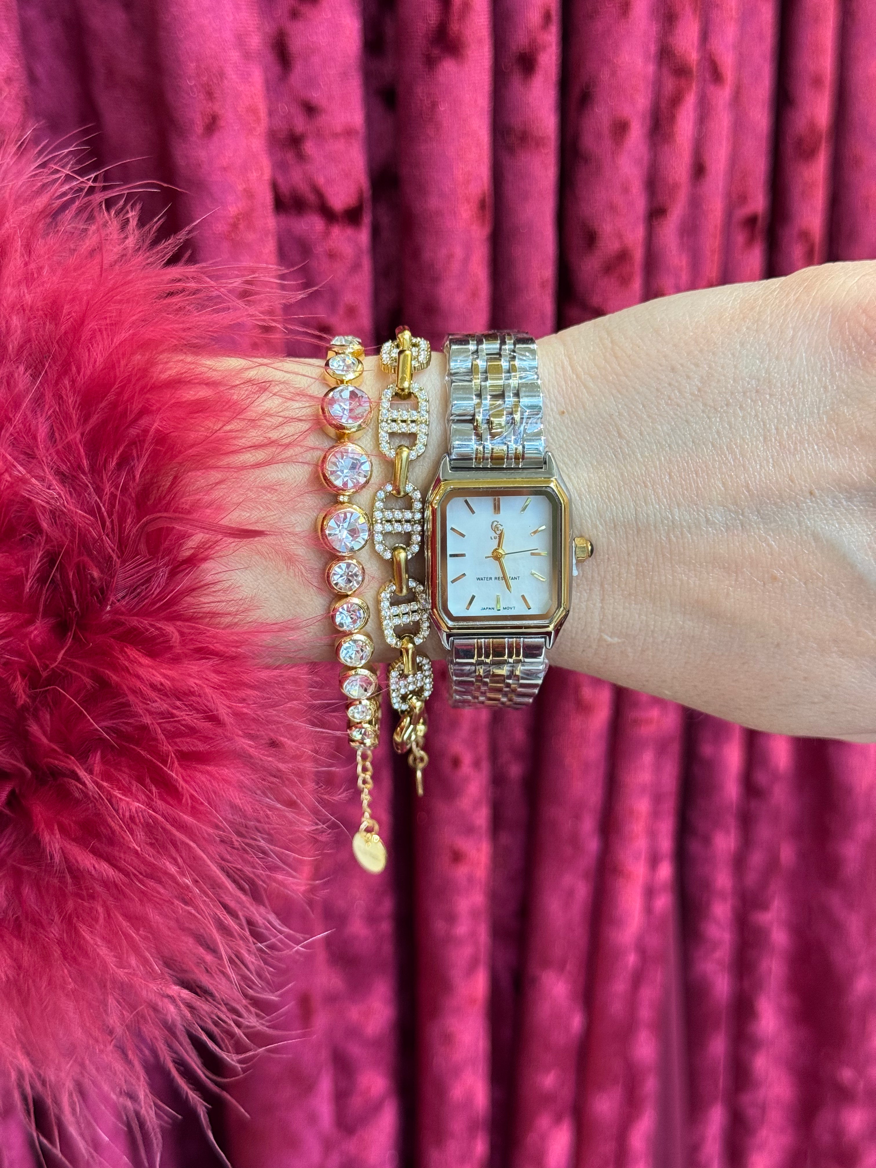 Glow Pearl – ρολόι stainless steel luxury