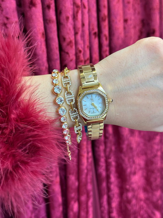 Snowlit Halo – ρολόι stainless steel luxury Christmas edition