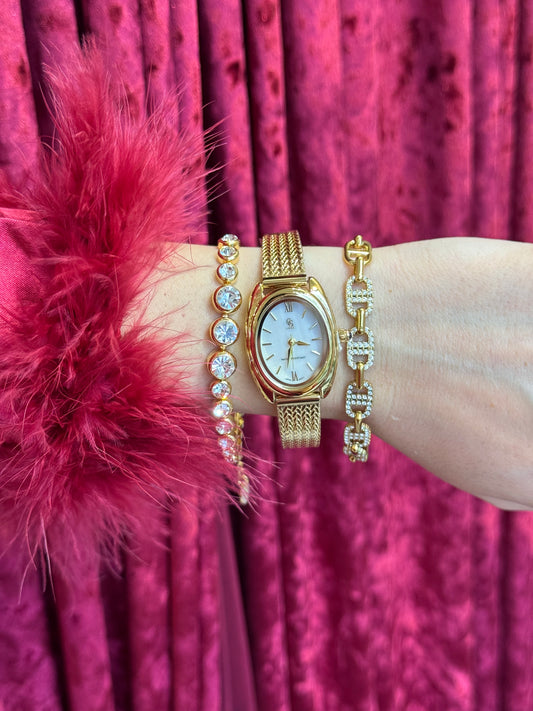 Frosted Pearl – ρολόι stainless steel luxury Christmas edition