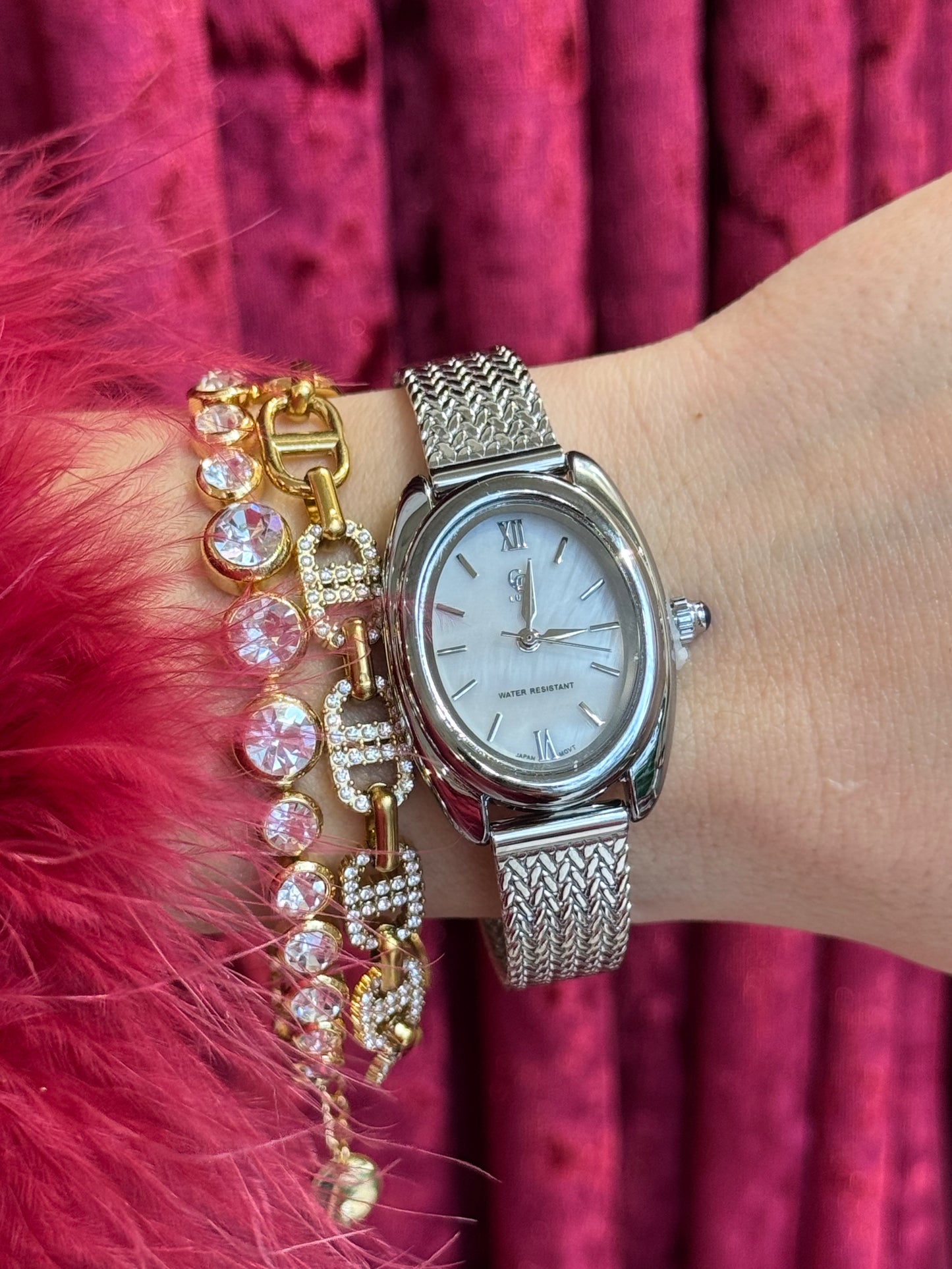 Snowdrop Shine – ρολόι stainless steel luxury Christmas edition