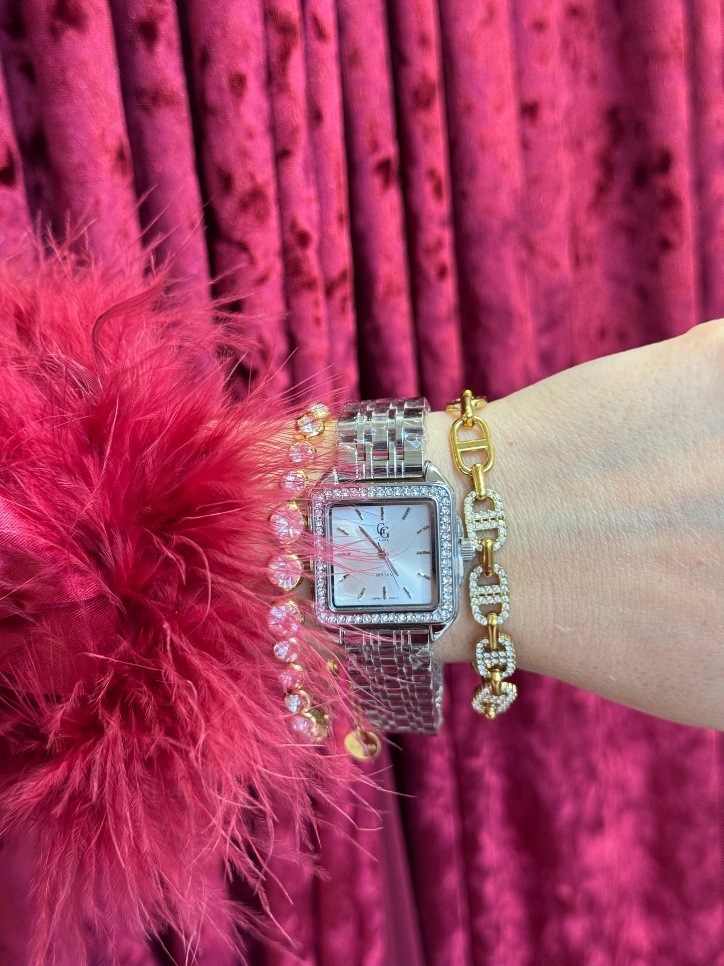 Frosty Pearl – ρολόι stainless steel luxury Christmas edition