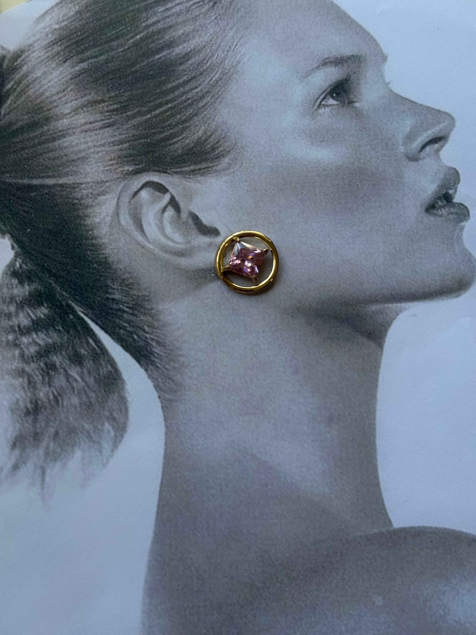 Orbit Blossom Studs – Σκουλαρίκια Stainless Steel