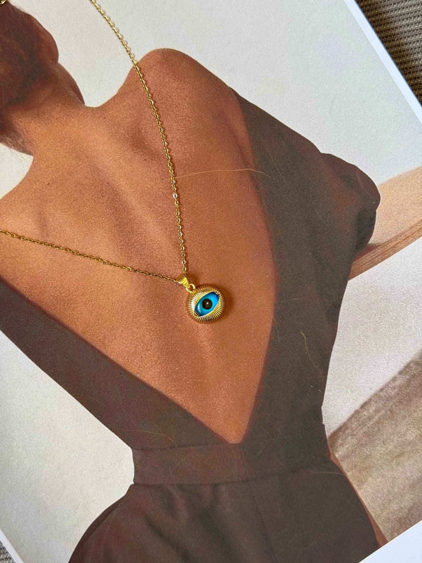 Amour Eye - κολιέ Stainless Steel