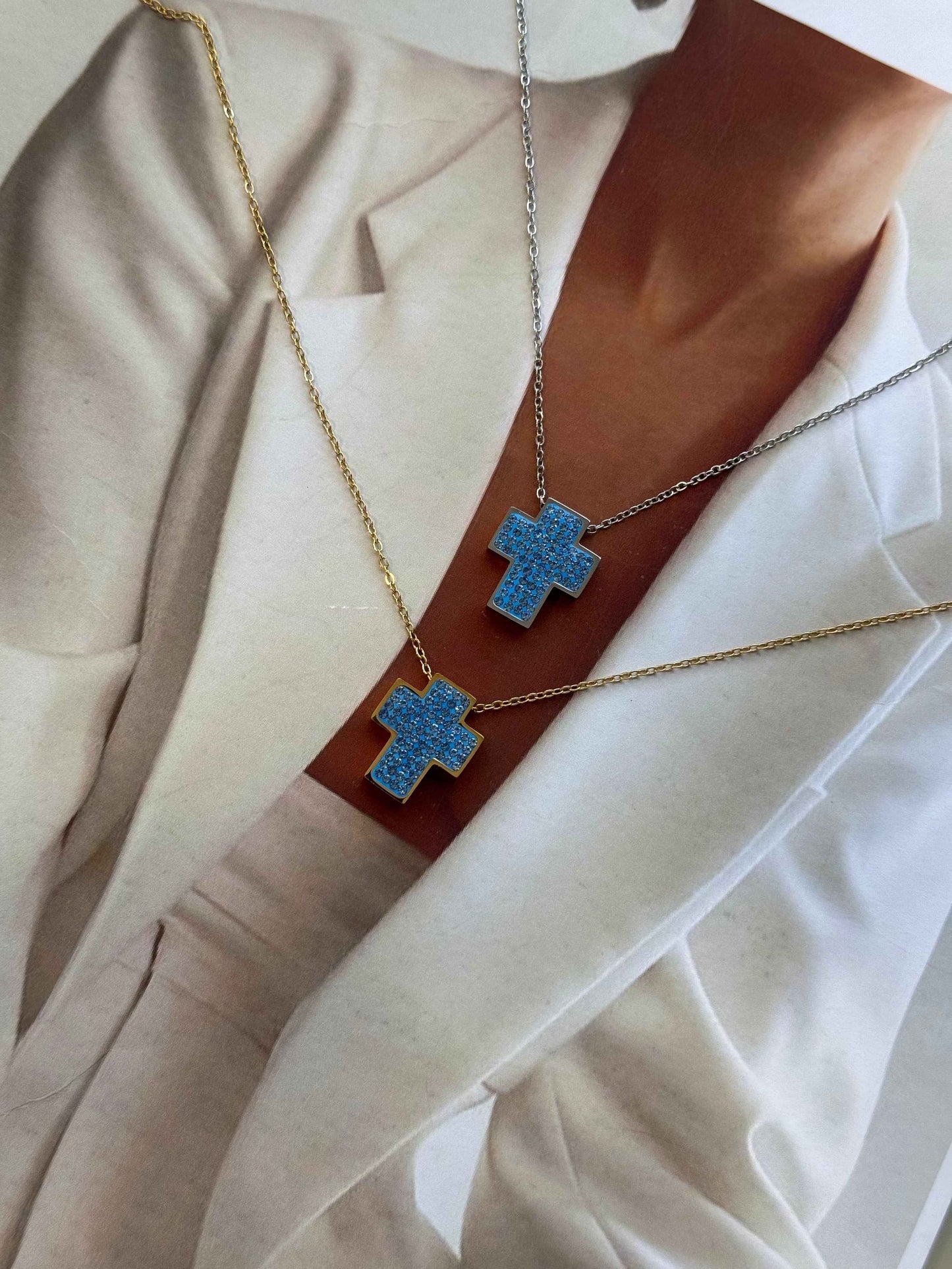Sky Cross – Κολιέ Stainless Steel